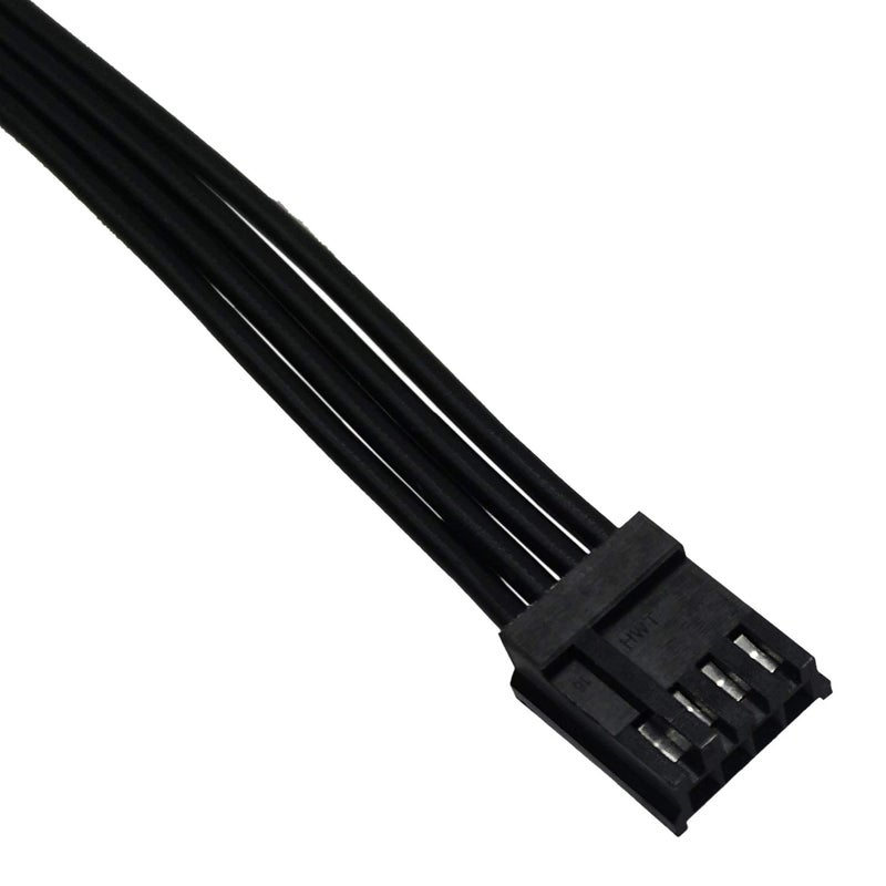 COMeap (2-Pack) COMeap 4 Pin LP4 5.25" Molex to 3.5" Floppy Drive 4 Pin Female FDD Power Adapter Cable 7.5-inch(19cm) - Image 2